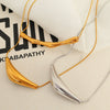 316L Stainless Steel Geometric Ushape Arc Pendant Clavicle Chain Necklace With Electroplating For Women