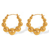 316L Stainless Steel Geometric Ushape Electroplated Light Luxury Women's Earrings