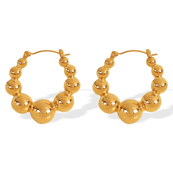 316L Stainless Steel Geometric Ushape Electroplated Light Luxury Women's Earrings