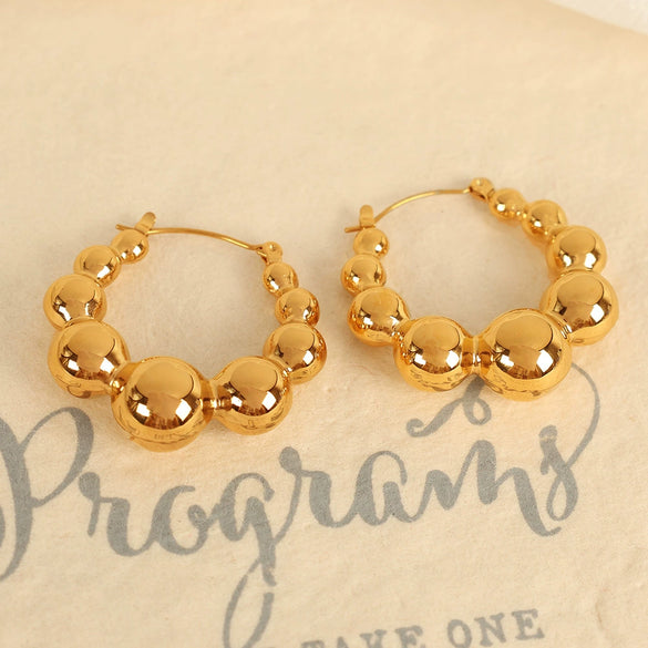 316L Stainless Steel Geometric Ushape Electroplated Light Luxury Women's Earrings