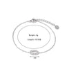 Titanium Steel Geometric Women's Bracelet With Electroplating Design And Zircon Light Luxury Niche Hand Jewelry