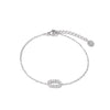 Titanium Steel Geometric Women's Bracelet With Electroplating Design And Zircon Light Luxury Niche Hand Jewelry
