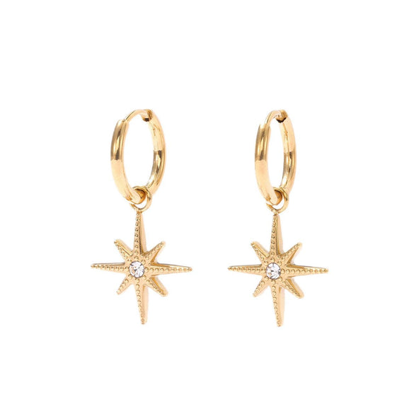 Titanium Steel Geometric Women's Earrings Light Luxury Niche Minimalist Design