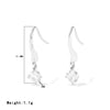 Titanium Steel Geometric Women's Earrings Simple Style