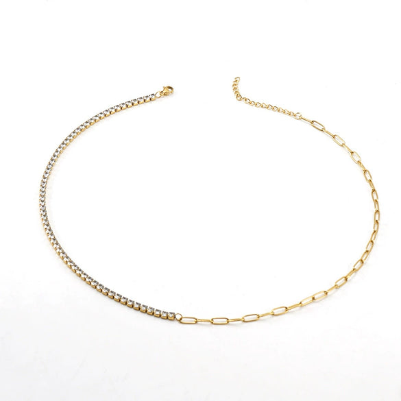 316L Stainless Steel Geometric Women's Necklace And Bracelet