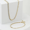 316L Stainless Steel Geometric Women's Necklace And Bracelet