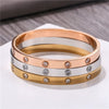 Titanium Steel Geometric Zircon Bracelet With Diamond Cut Design Fashion Stainless Steel Chain Bracelet For Women And Unisex Wear