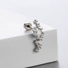 Titanium Steel Geometric Zirconia Earrings For Women