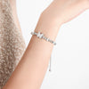 316L Stainless Steel Gold Plated Geometric Beaded Women's Fashion Light Luxury Allmatch Bracelet