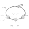 316L Stainless Steel Gold Plated Geometric Beaded Women's Fashion Light Luxury Allmatch Bracelet