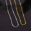Titanium Steel Goldplated Cauliflower Chain Punk Style Wave Pattern Unisex Necklace