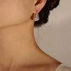 316L Stainless Steel Goldplated Geometric Bag Earrings Jewelry For Women