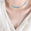 316L Stainless Steel Goldplated Tassel Chain Pendant Jewelry Unisex