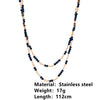 Titanium Steel Handmade Love Water Drops Bell Pattern Women's Bracelet Necklace