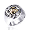 Titanium Steel Handmade Men's Fashion Ring
