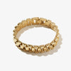 Titanium Steel Heart Bracelet Gold Plated Electroplated Detachable Watch Chain Style Wristband Unisex Ins Style Light Luxury Jewelry