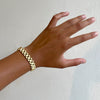 Titanium Steel Heart Bracelet Gold Plated Electroplated Detachable Watch Chain Style Wristband Unisex Ins Style Light Luxury Jewelry