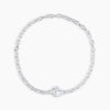 Titanium Steel Heart Double Buckle Paper Clip Necklace Furnace Vacuum Plated 18K Real Gold For Women