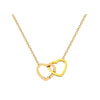 Titanium Steel Heart Fashion Geometric Electroplated Necklace For Women