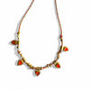 Titanium Steel Heart Pendant Necklace And Bracelet Set Electroplated Fashion Style