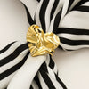 Titanium Steel Heart Pleated Ring Electroplated Love Styling Women's Accessories