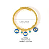 Titanium Steel Heart Shape Personality Bracelet With Electroplating