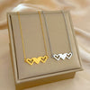 Titanium Steel Heart Shaped Cartoon Geometric Real Gold Plated Necklace Accessories