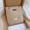 Titanium Steel Heart Shaped Cartoon Geometric Real Gold Plated Necklace Accessories