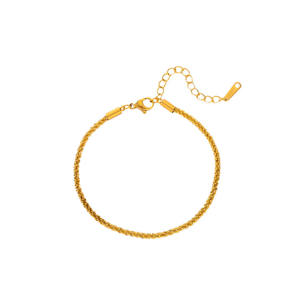Titanium Steel Heart Shaped Electroplated Allmatch Women's Bracelet