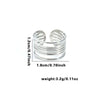 Titanium Steel Heart Shaped Geometric Ring With Electroplating For Female And Unisex Style