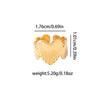 Titanium Steel Heart Shaped Ring With Electroplating Fashion And Exquisite