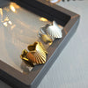 Titanium Steel Heart Shaped Ring With Electroplating Fashion And Exquisite