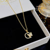 Titanium Steel Heart Shaped Women's Light Luxury Niche Love Collarbone Necklace With Design Sense And Simple Sweet Style
