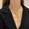 Titanium Steel Heart Shaped Women's Light Luxury Niche Love Collarbone Necklace With Design Sense And Simple Sweet Style