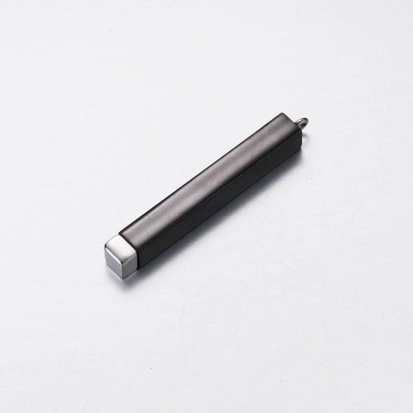 Titanium Steel Hidden Pendant Retractable Stereo Stick Jewelry Accessories Electroplated