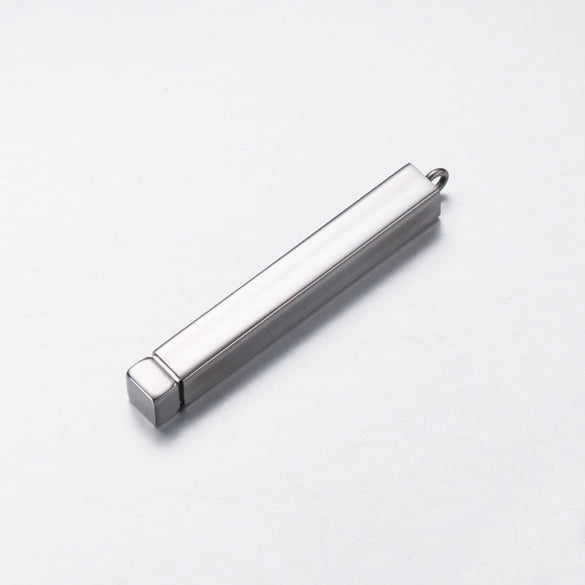 Titanium Steel Hidden Pendant Retractable Stereo Stick Jewelry Accessories Electroplated