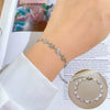 Titanium Steel Hip Hop Bracelet With Gold Inlaid Constellation Cartoon Style