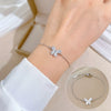 Titanium Steel Hip Hop Bracelet With Gold Inlaid Constellation Cartoon Style