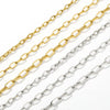 Titanium Steel Hiphop Street Geometric Square Line Oshaped Electroplated Wave Pattern Unisex Jewelry