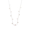 Titanium Steel Hollow Leaf Love Star Necklace For Women With Electroplating Design