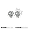 Titanium Steel Hook Buckles Jewelry Connecting Buckles For Bracelets Necklaces Handmade Diy Accessories With Totem Pattern Electroplated