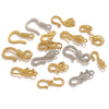 Titanium Steel Hook Buckles Jewelry Connecting Buckles For Bracelets Necklaces Handmade Diy Accessories With Totem Pattern Electroplated