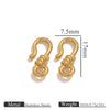 Titanium Steel Hook Buckles Jewelry Connecting Buckles For Bracelets Necklaces Handmade Diy Accessories With Totem Pattern Electroplated