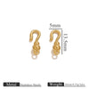 Titanium Steel Hook Buckles Jewelry Connecting Buckles For Bracelets Necklaces Handmade Diy Accessories With Totem Pattern Electroplated