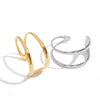 Titanium Steel Ins Style Electroplated Open Bracelet