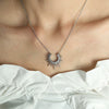 316L Stainless Steel Ins Style Sun Awn Star Clavicle Chain Electroplated Women's Necklace