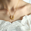 316L Stainless Steel Ins Style Sun Awn Star Clavicle Chain Electroplated Women's Necklace