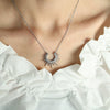 316L Stainless Steel Ins Style Sun Awn Star Clavicle Chain Electroplated Women's Necklace