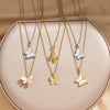 Titanium Steel Insect Pattern Women's Fashion Elegant Clavicle Necklace With Copper Pendant And Electroplating Treatment