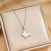 Titanium Steel Insect Pattern Women's Fashion Elegant Clavicle Necklace With Copper Pendant And Electroplating Treatment
